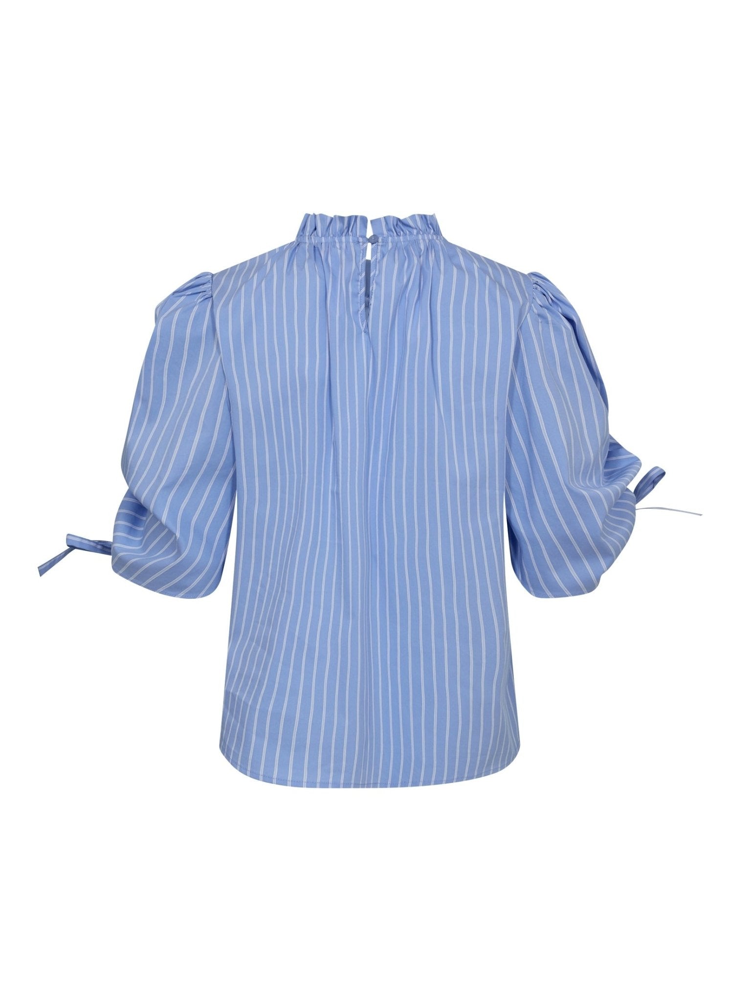 DiviaCC Puff SS Blouse - Pale Blue - Co'couture