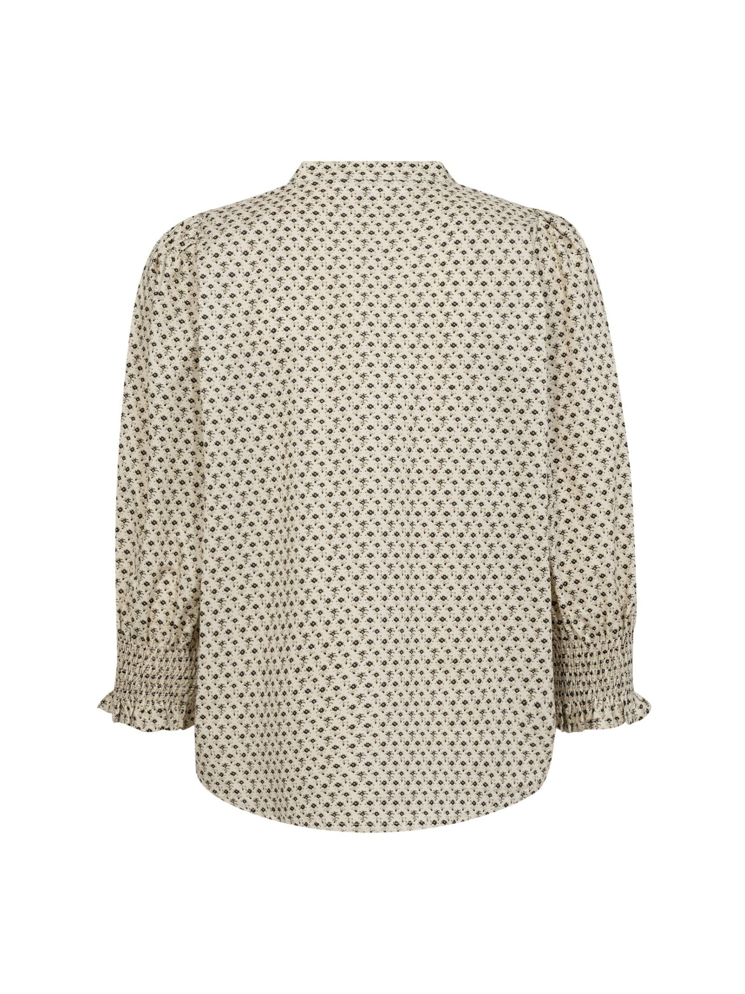 ElsyCC Frill SS Blouse - Bone - Co'couture