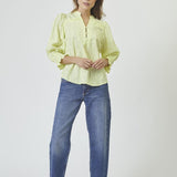 EmmaCC Frill SS Blouse - Citrus - Co'couture