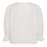 GemmaCC Embroidery SS Shirt - White - Co'couture