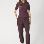 GrannyCC Embroidery SS Tee - Winered - Co'couture