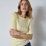 GrannyCC SS Tee - PaleYellow - Co'couture