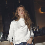 HelenCC Button Blouse - White - Co'couture