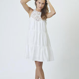 HeraCC Lace Crop Dress - Off white - Co'couture