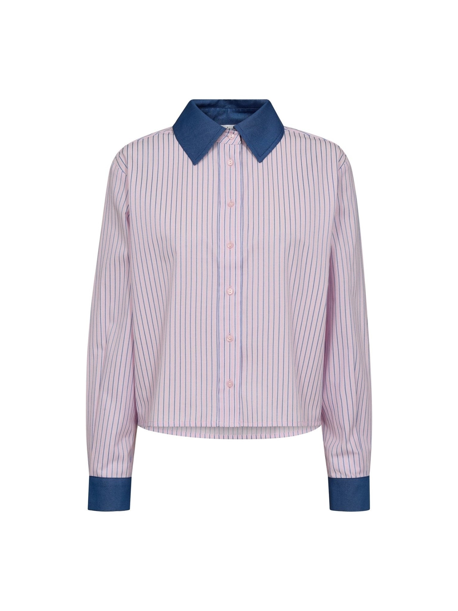 KarinaCC Stripe Mix Shirt - Candyfloss - Co'couture
