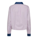 KarinaCC Stripe Mix Shirt - Candyfloss - Co'couture