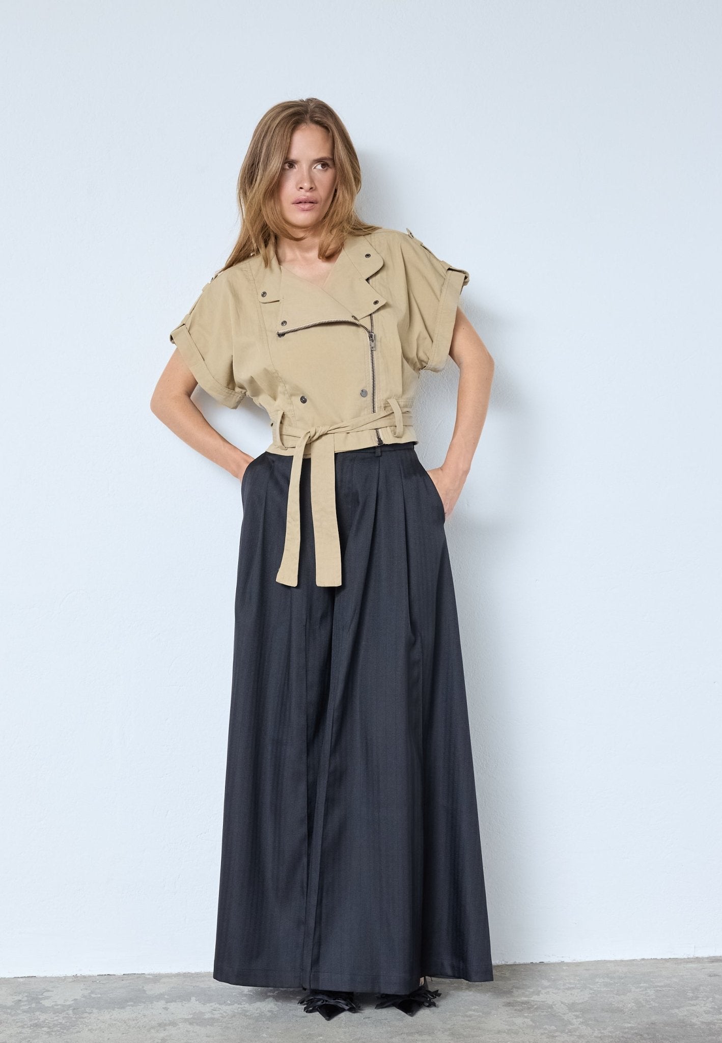 KeshaCC Cargo Vest - Sand - Co'couture