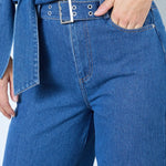KimmyCC Belt Jeans - Dark Denim - Co'couture