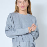 LanceCC Belt Sweat - Grey Melange - Co'couture