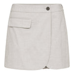 LisaCC Linen Wrap Skort - Bone - Co'couture