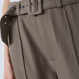 LunaCC Belt Crease LL Pant - Walnut - Co'couture