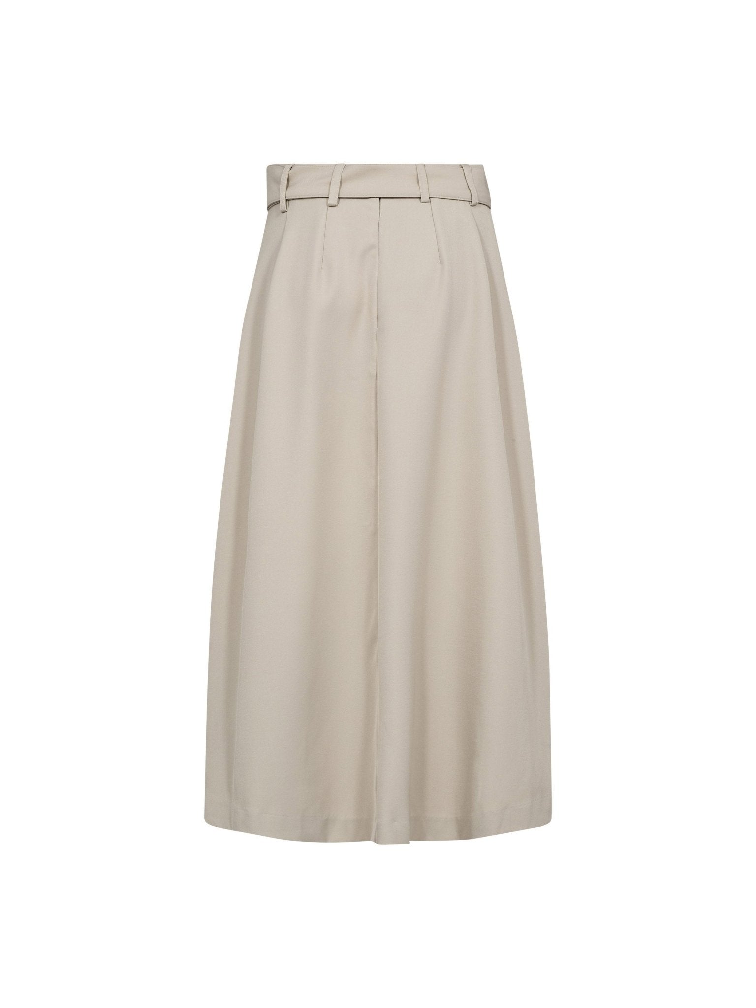LunaCC Belt Pleat Skirt - Taupe - Co'couture