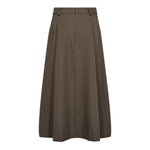 LunaCC Pocket Pleat Skirt - Walnut - Co'couture