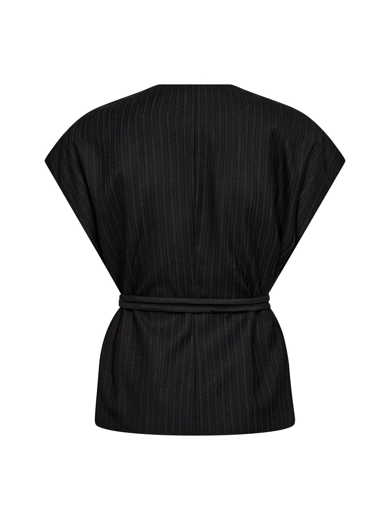 MaggieCC Wrap Top - Black - Co'couture