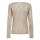 MarcyCC Mesh O - blouse - Bone - Co'couture
