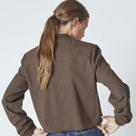 New BostonCC Crop Jacket - Walnut - Co'couture