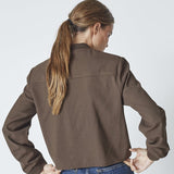 New BostonCC Crop Jacket - Walnut - Co'couture