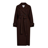 New ClaraCC Raglan Coat - Dark Brown - Co'couture