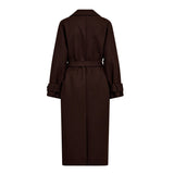 New ClaraCC Raglan Coat - Dark Brown - Co'couture