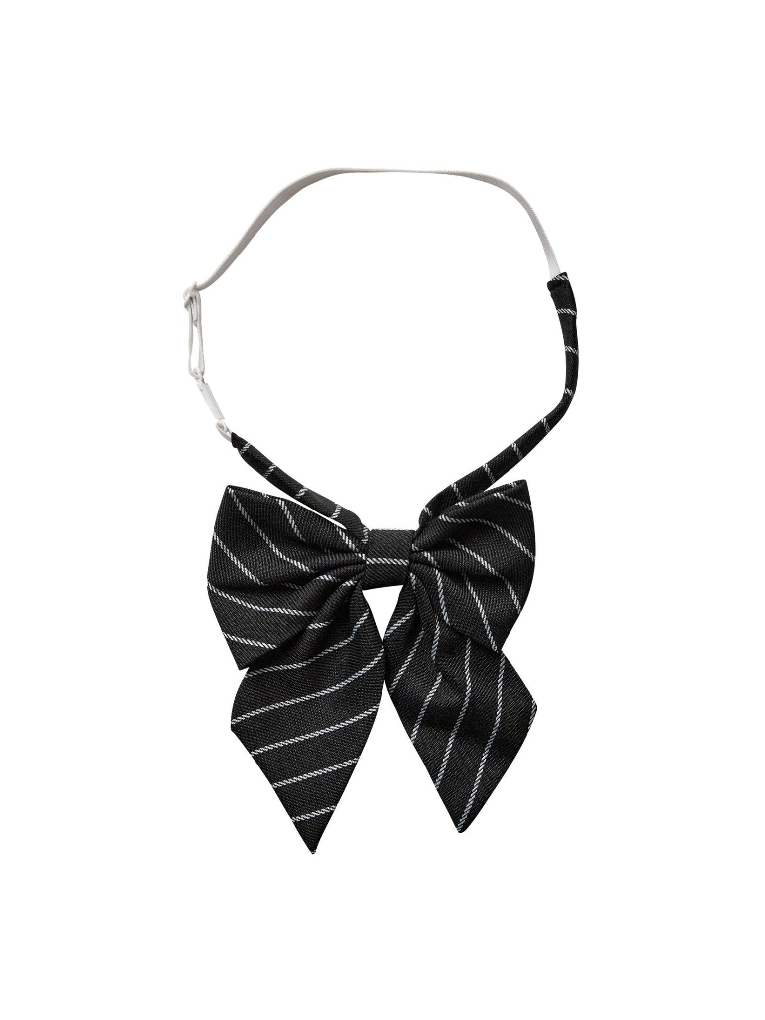 NilaCC Stripe Bow - Black - Co'couture