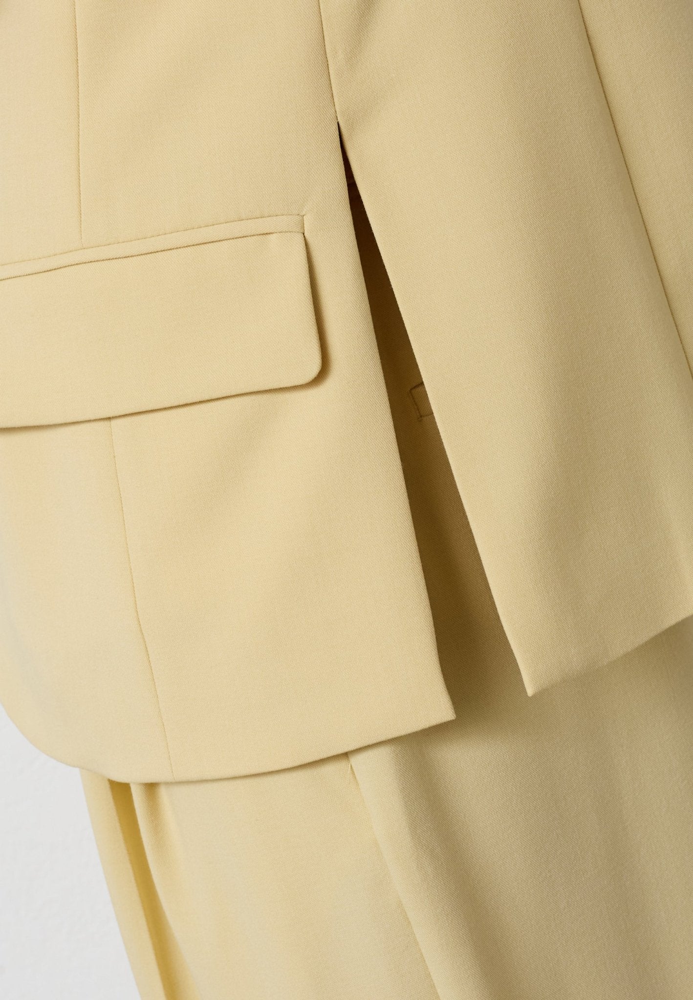 NilanCC Fitted SS Blazer - PaleYellow - Co'couture