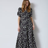 OliviaCC Flower Pleat Dress - Black - Co'couture