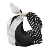 PearlCC Scarf - Black Stripe - Co'couture