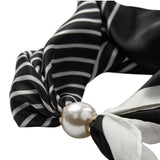 PearlCC Scarf - Black Stripe - Co'couture