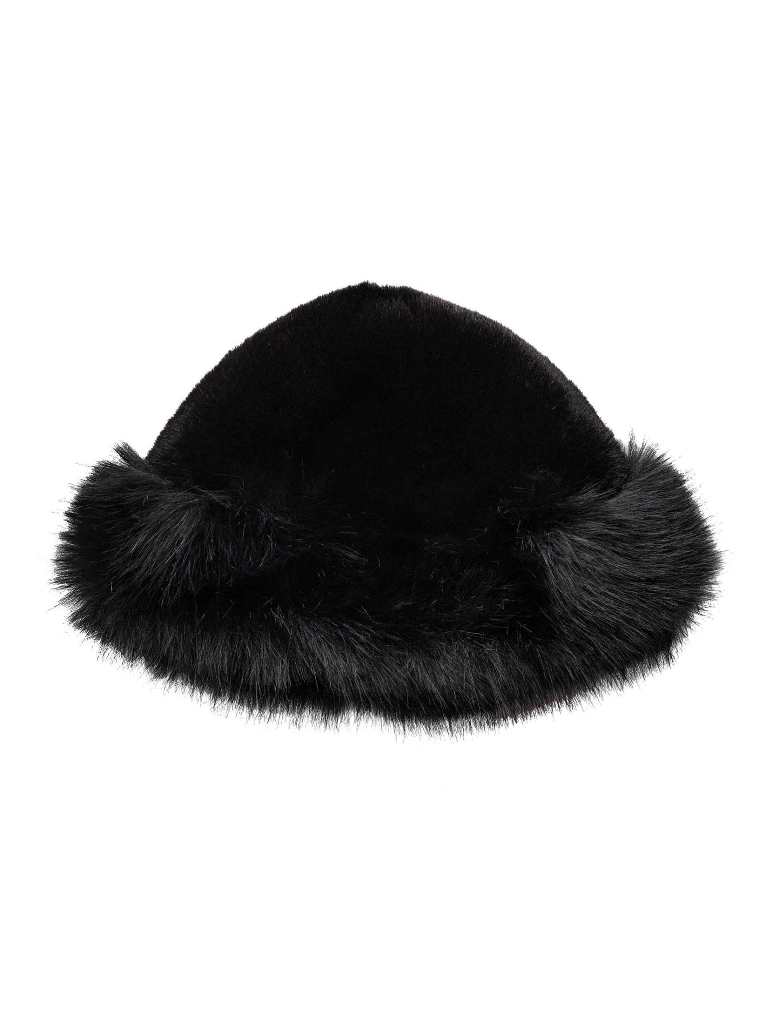 PenzaCC Faux Fur Hat - Black - Co'couture