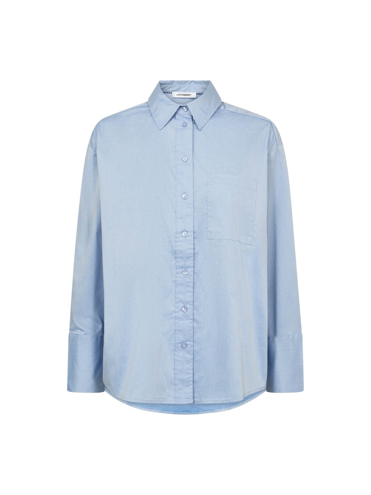 PoppyCC Cuff Shirt - Pale Blue - Co'couture