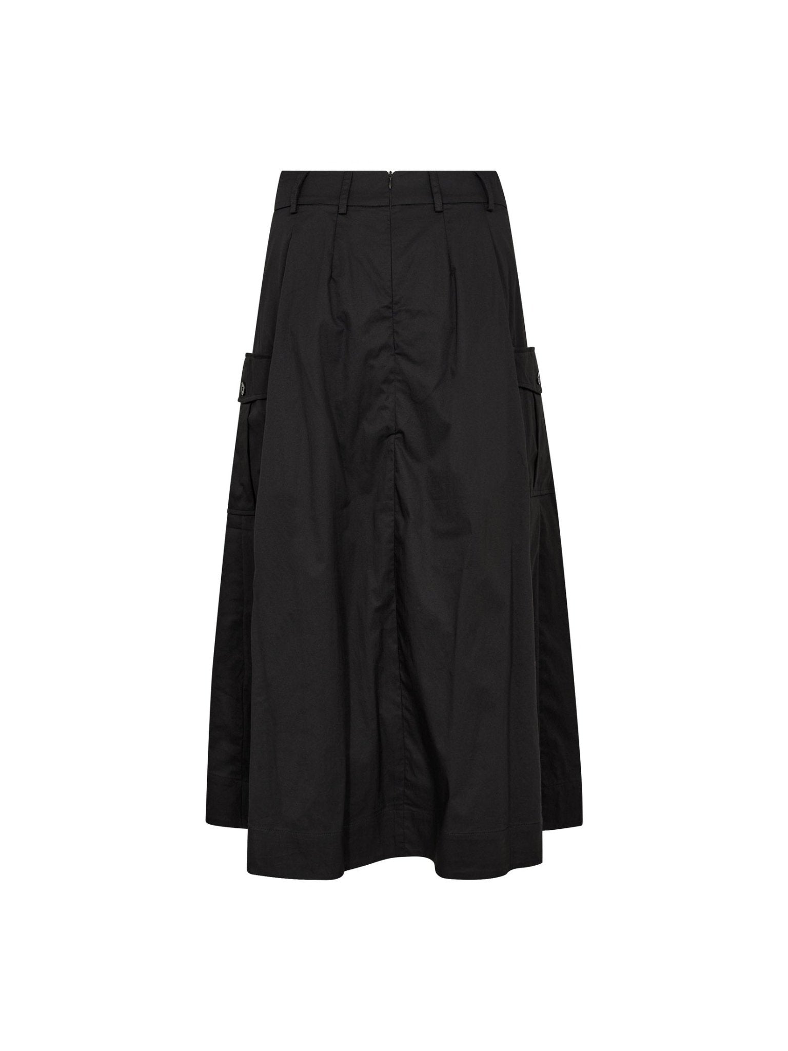 PoppyCC Pocket Pleat Skirt - Black - Co'couture