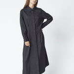 PoppyCC Shirt Long Dress - Black - Co'couture