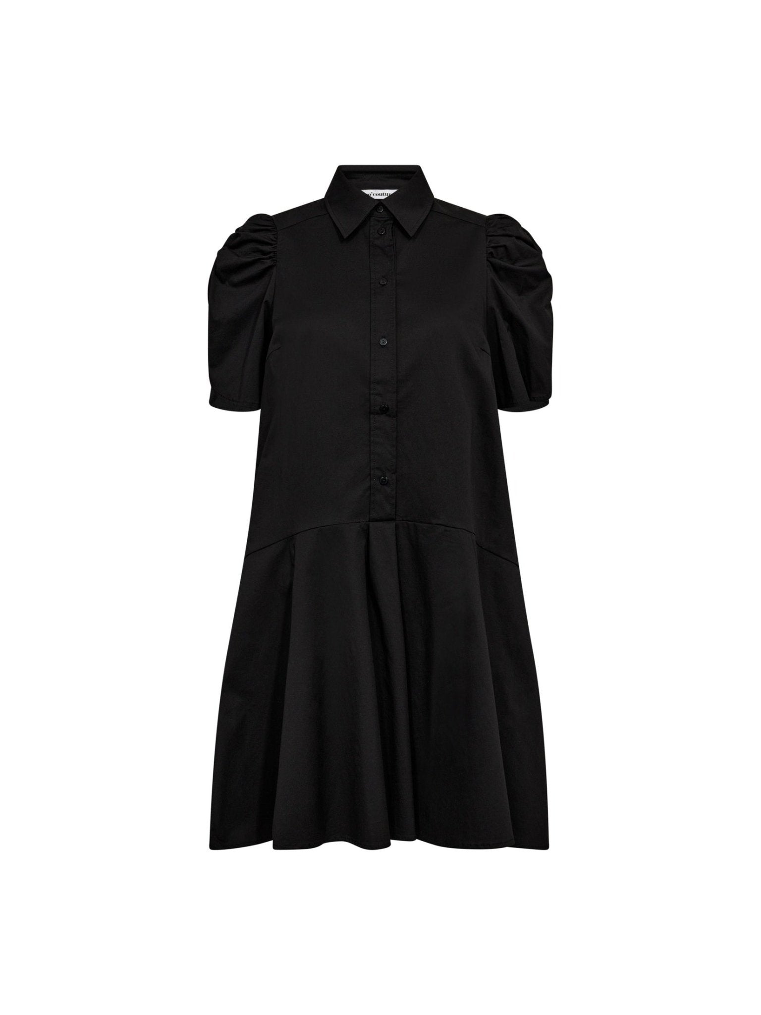 PoppyCC SS Shirt Dress - Black - Co'couture
