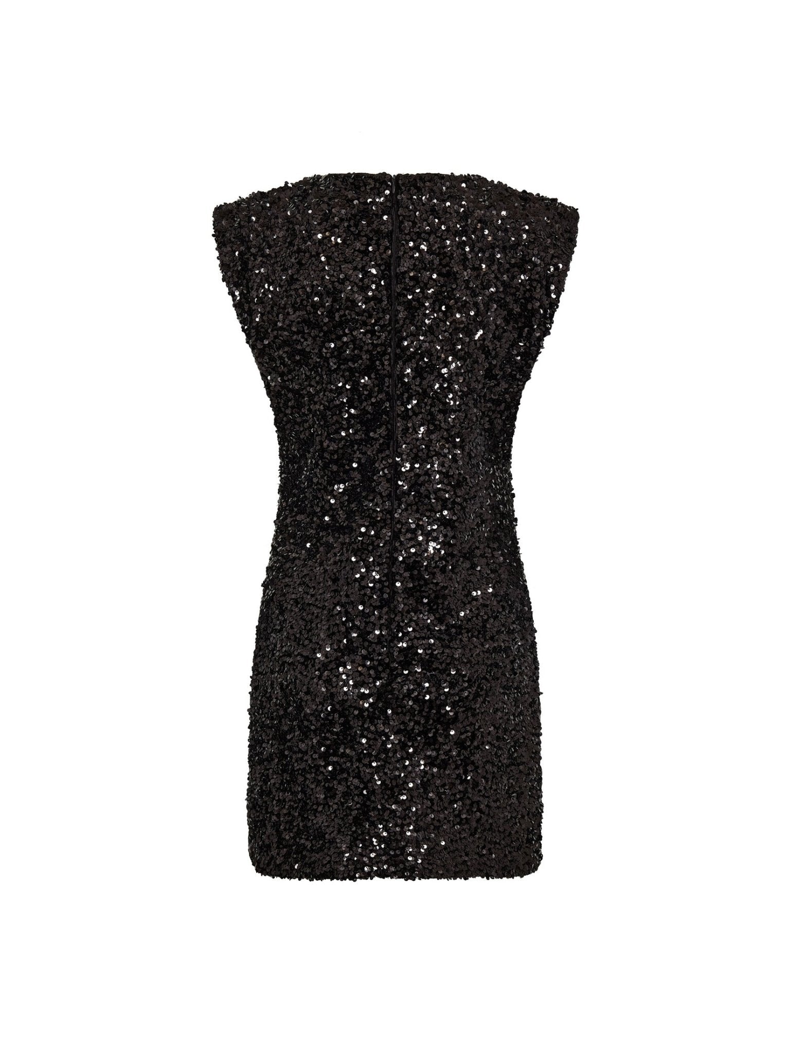 RoslynCC Sequin Dress - Black - Co'couture