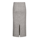 RowCC Slit Skirt - Pale Grey - Co'couture