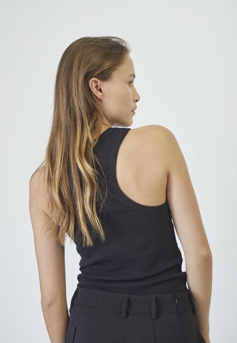 SaharaCC Embroidery Tank Top - Black - Co'couture