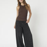 SaharaCC Embroidery Tank Top - Mocca - Co'couture
