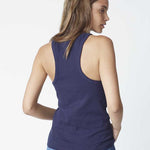 SaharaCC Embroidery Tank Top - Navy - Co'couture