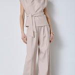 SalvieCC Pleat Top - Bone - Co'couture