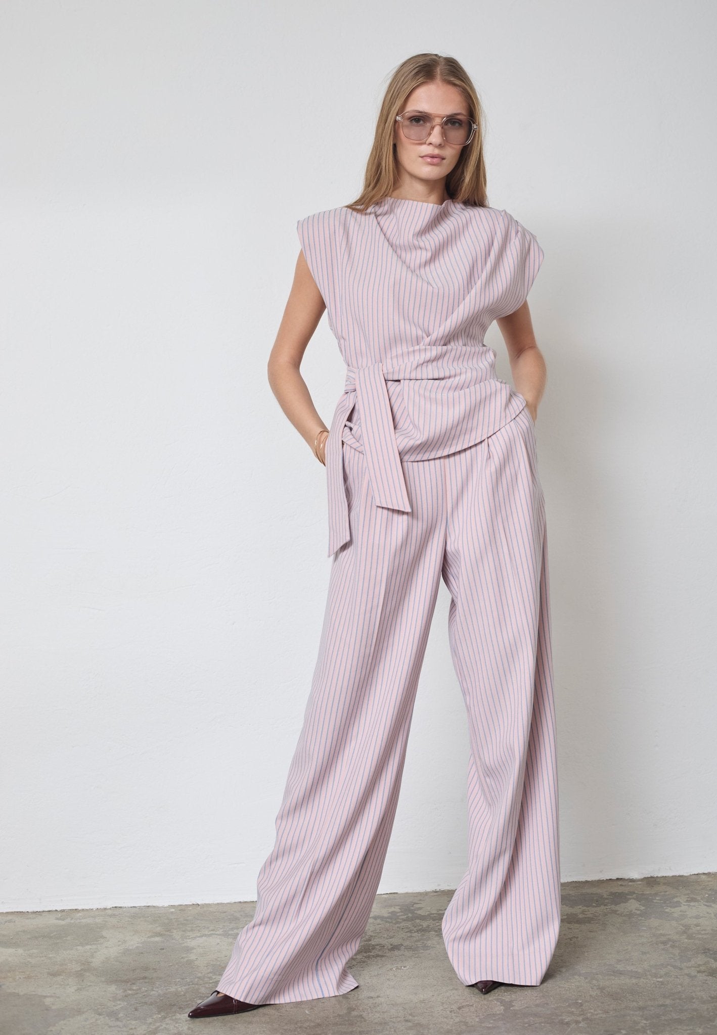 SalvieCC Pleat Top - Rosa - Co'couture