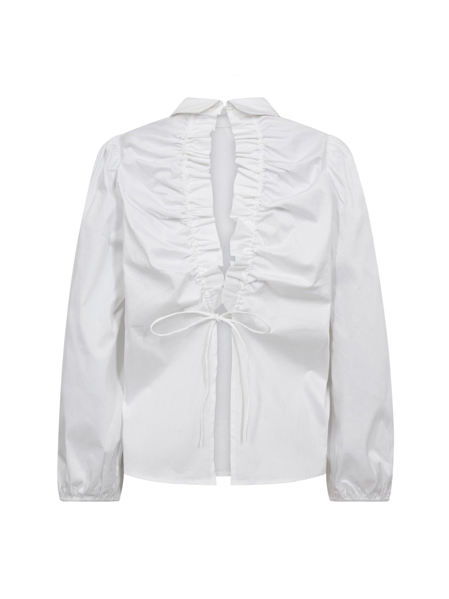 SannaCC Drawstring Blouse - White - Co'couture