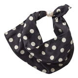 39069 PearlCC Scarf - Black - Pearl