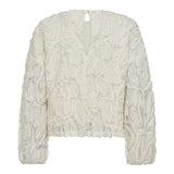 ShaniaCC Fluffy Blouse - Off white - Co'couture