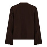 ShinaCC Lace V - Shirt - Dark Brown - Co'couture