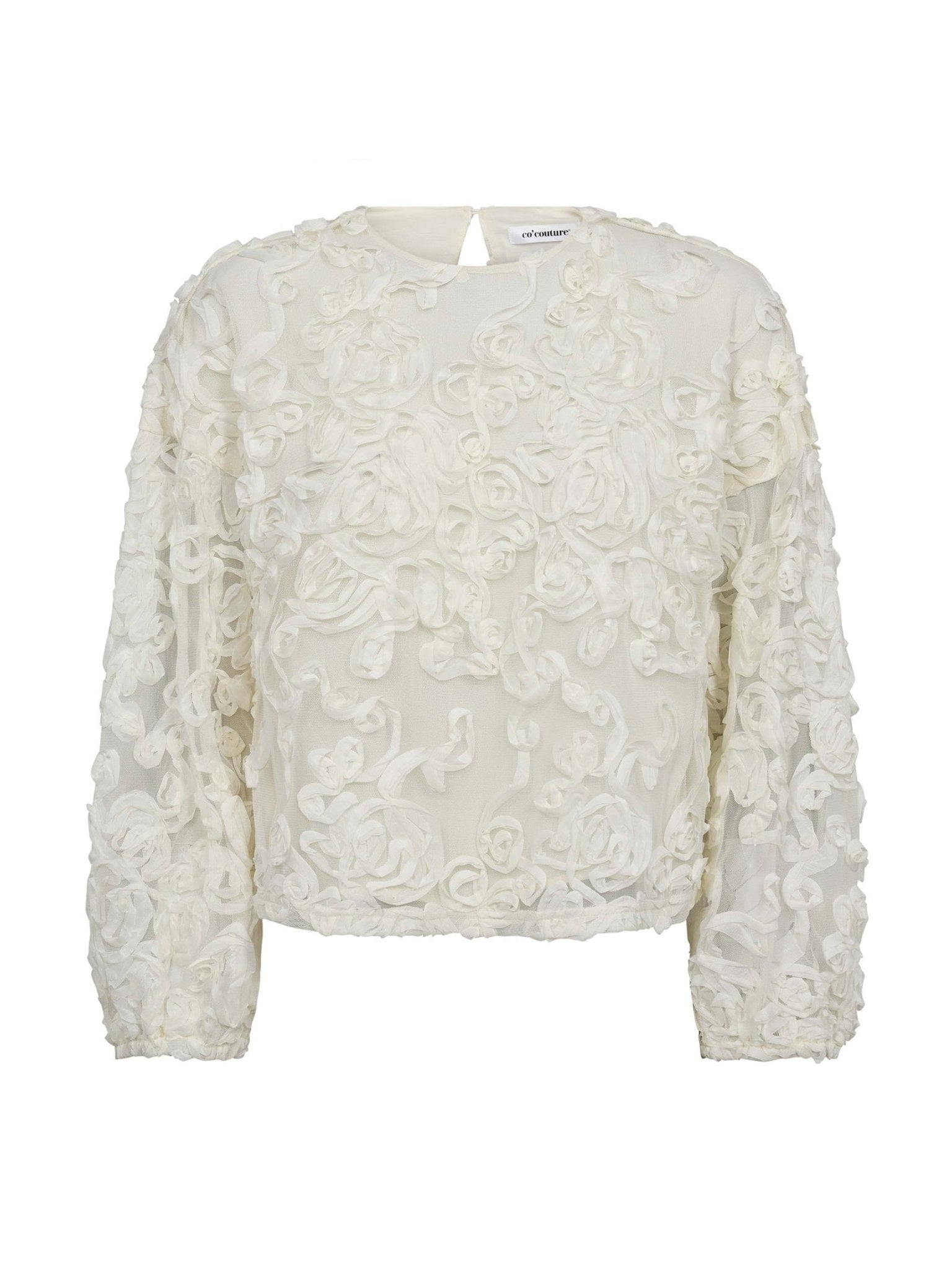 TessyCC Flower Blouse - Off white - Co'couture