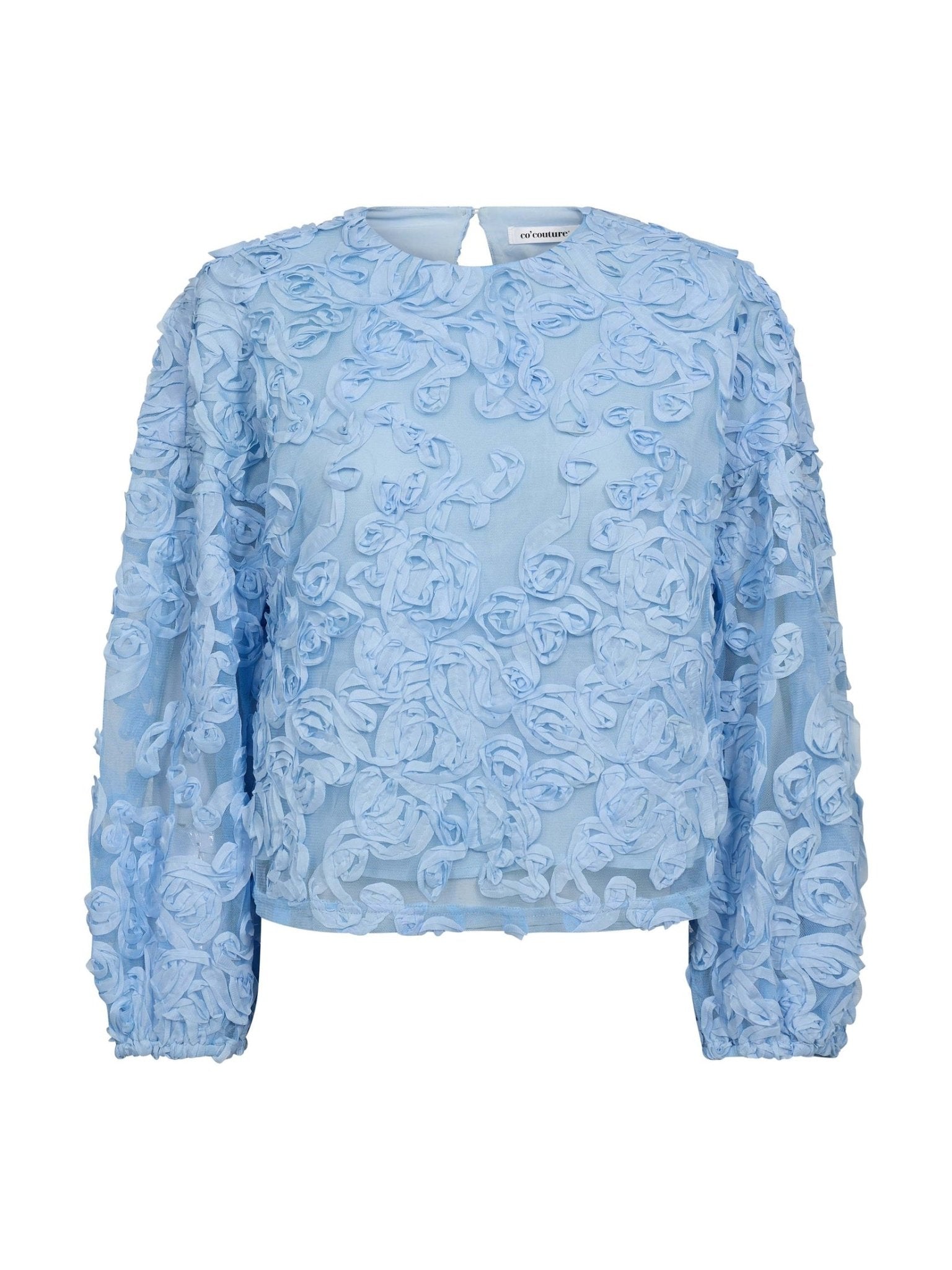 TessyCC Flower Blouse - Pale Blue - Co'couture