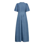 TillyCC Emb Pleat Dress - Denim blue - Co'couture