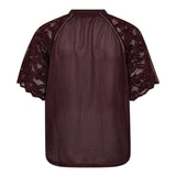 TreyCC Lace Tee - Walnut - Co'couture