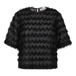 TriangleCC SS Blouse - Black - Co'couture