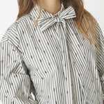 TrixieCC Dot Bow Shirt - Light Grey - Co'couture